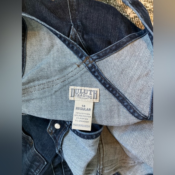 DoubleFlex work denim overalls - Picture 2 of 3